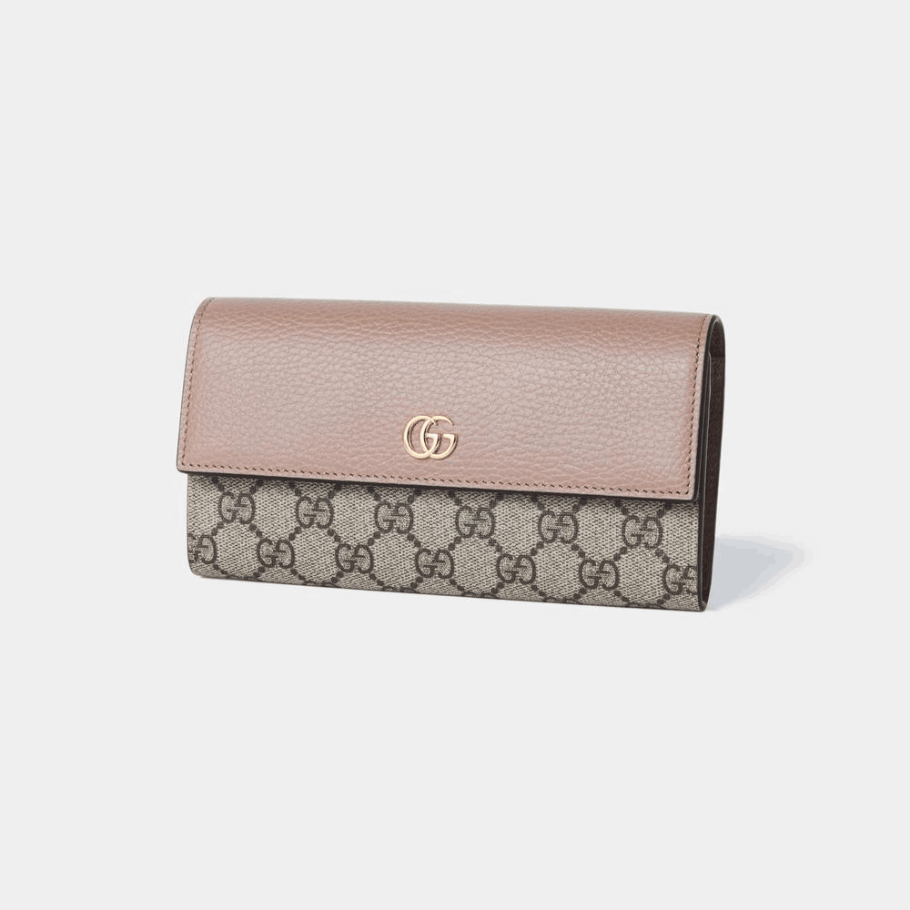 人気商品★GGマーモント・レザー コンチネンタルウォレット